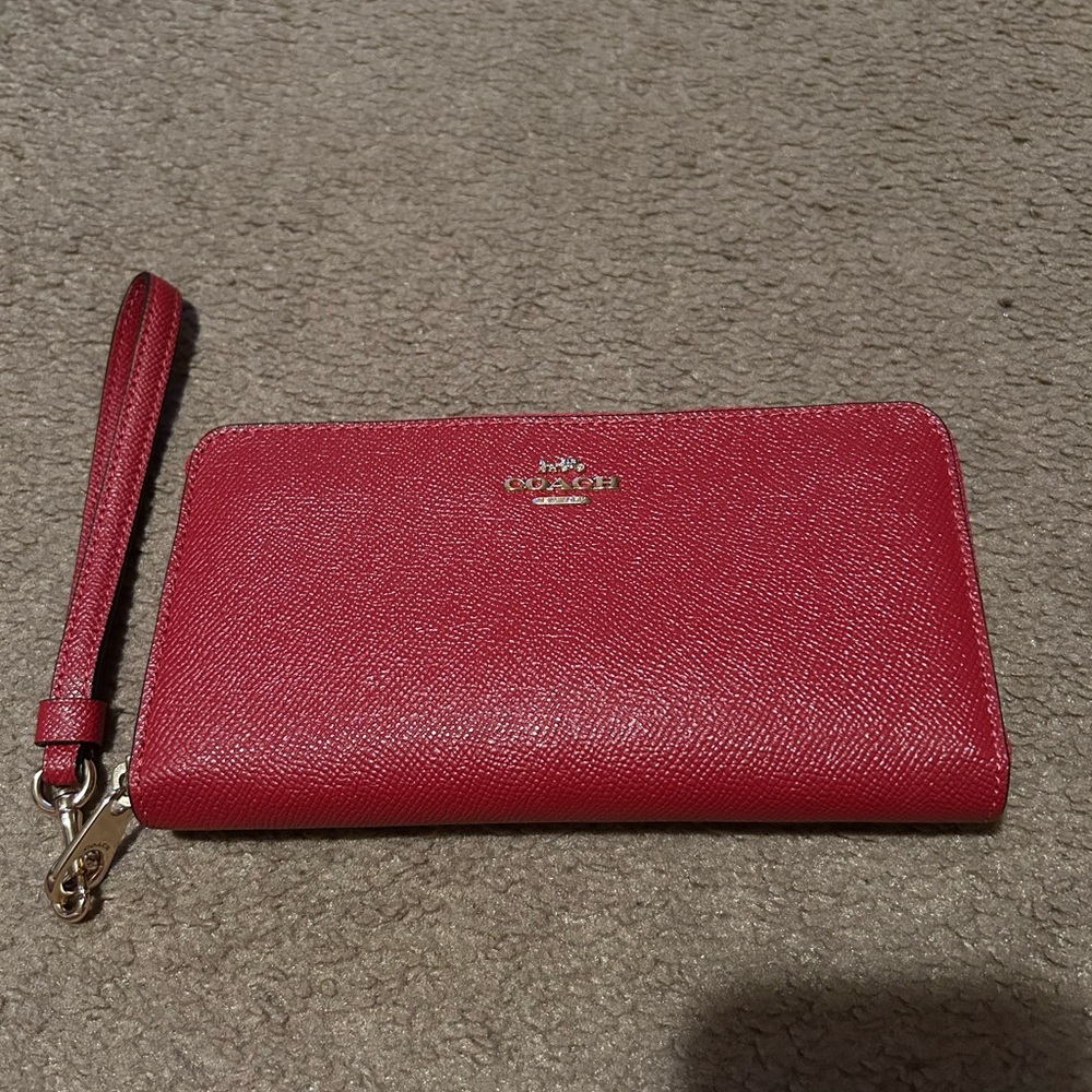Coach Long Zip Around Wallet